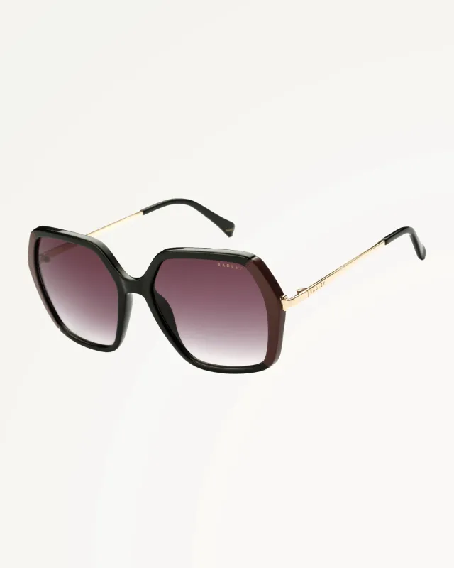 WANDSWORTH OVERSIZED 70S SUNGLASSES BLACK - 113796 made by Radley