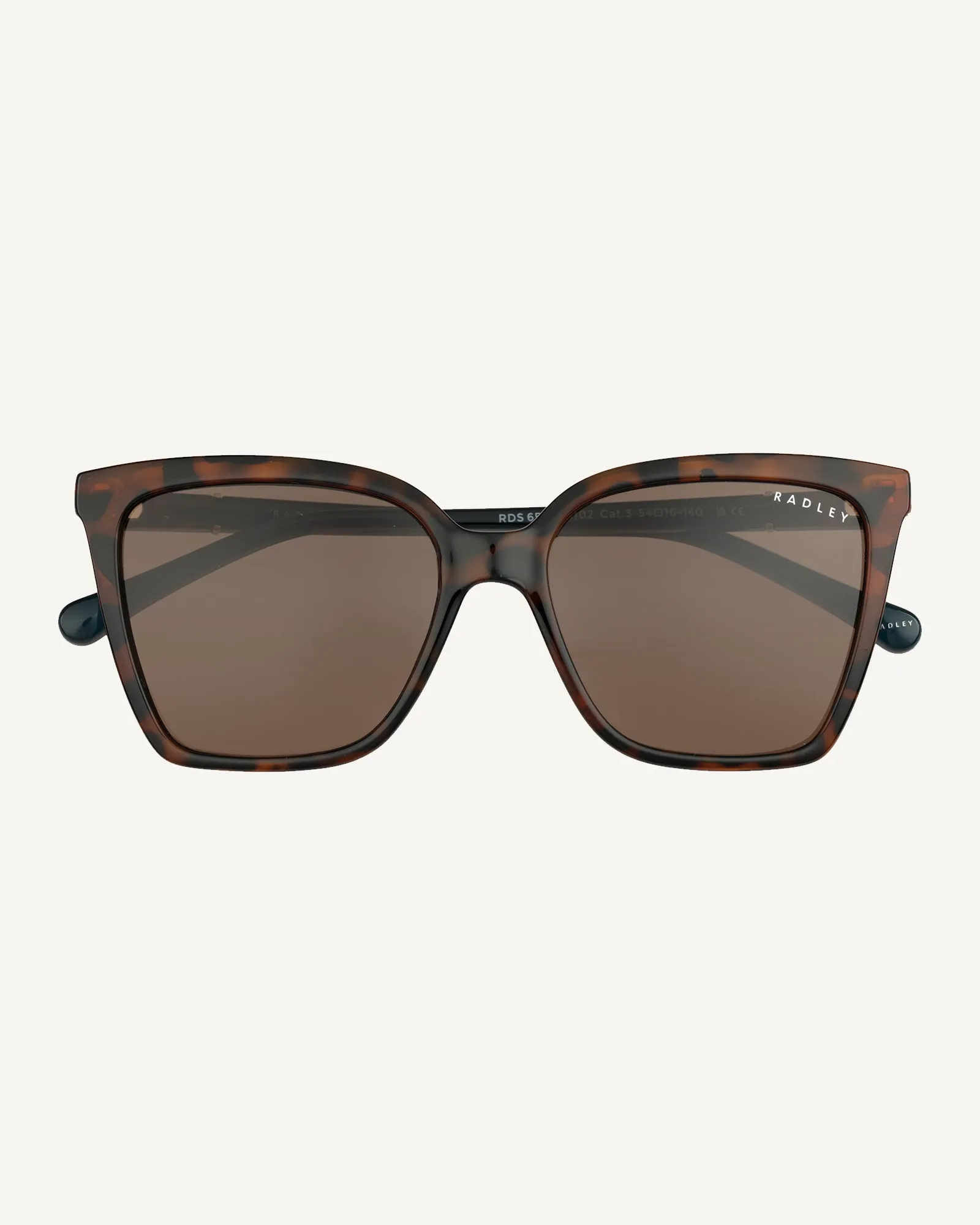 Percy Grove Classic Angular Sunglasses Tortoise - 113765 sold by Radley product image thumbnail 3