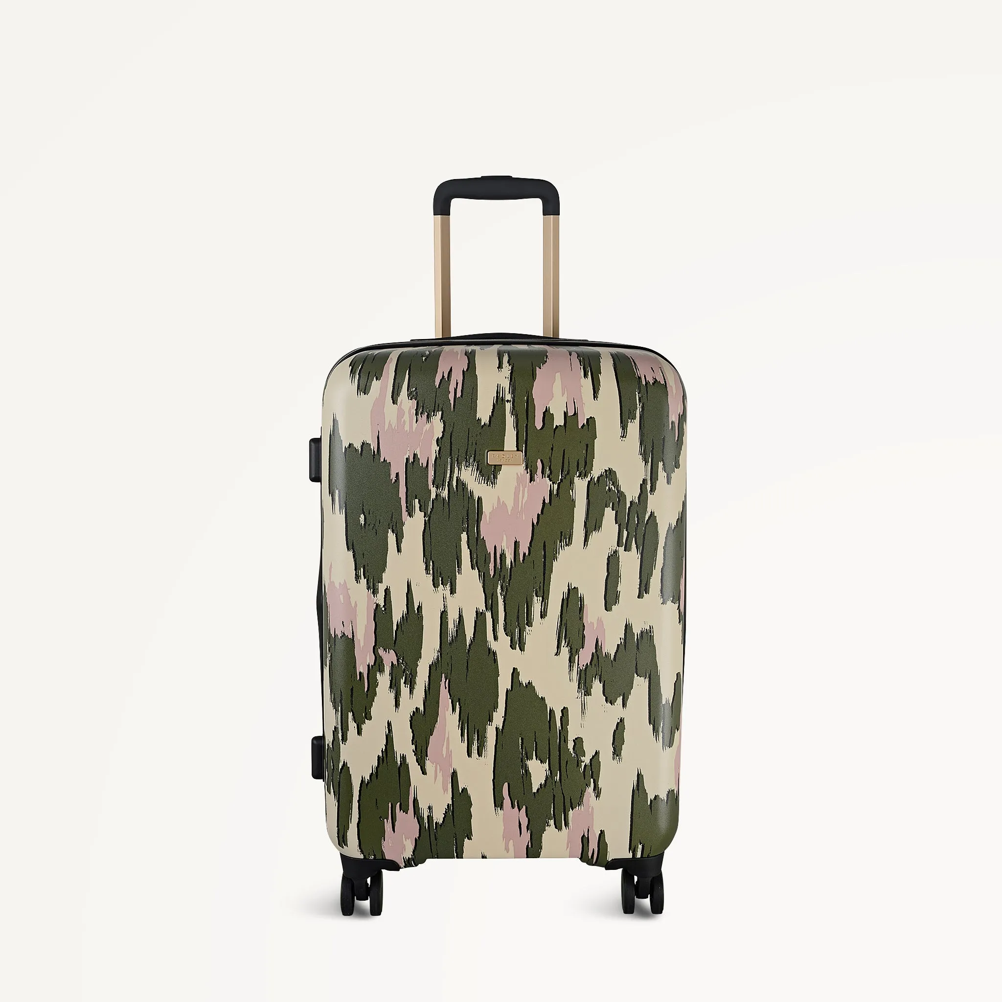 Abstract Animal 4 Wheel Medium Suitcase Hunter Green - 113598 sold by Radley