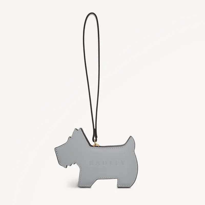 RADLEY DOG FLORAL LEATHER ZIPTOP PURSE CHARM - OKF12202 made by Radley