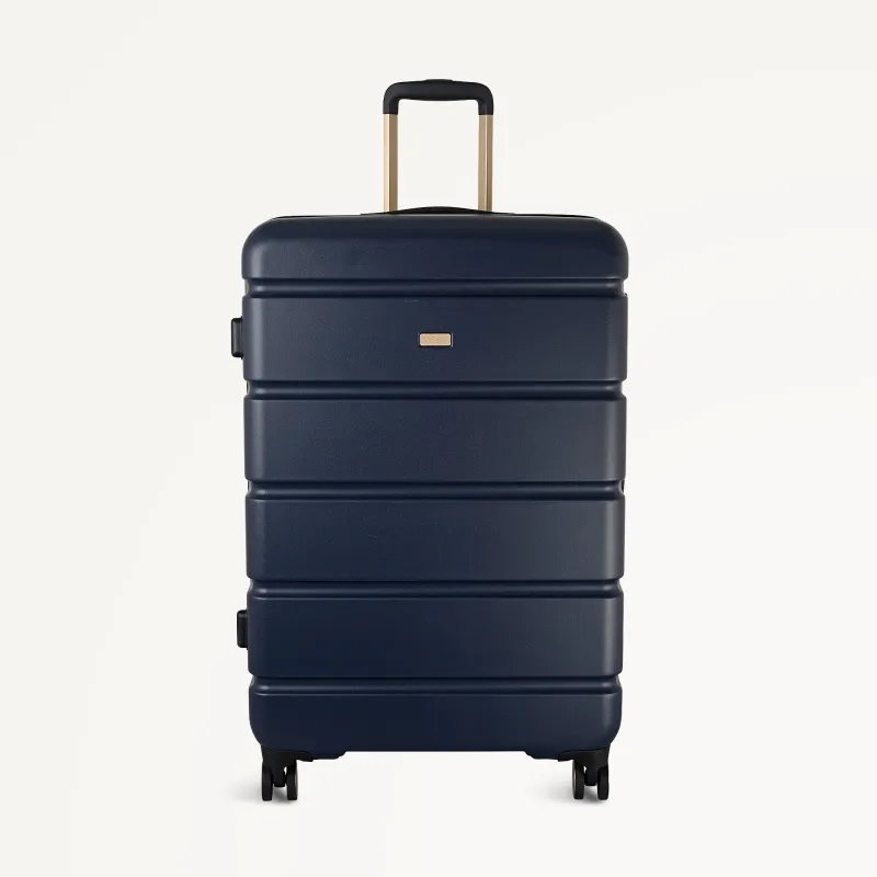 LEXINGTON- COLOUR 4 WHEEL LARGE SUITCASE NAVAL - 113752 sold by Radley