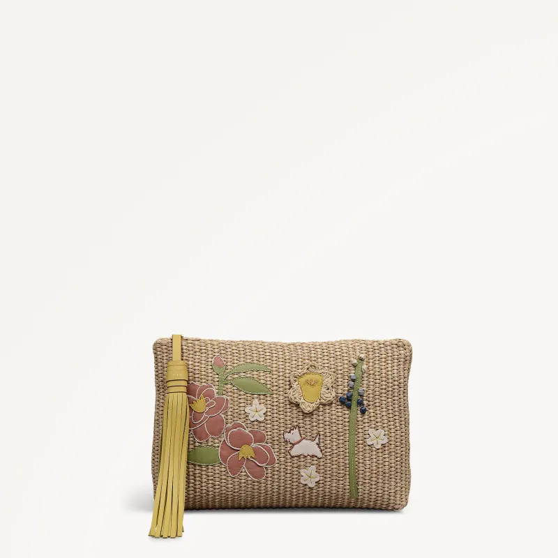 Spring Blooms Medium Ziptop Pouch Natural - RSF16201 sold by Radley