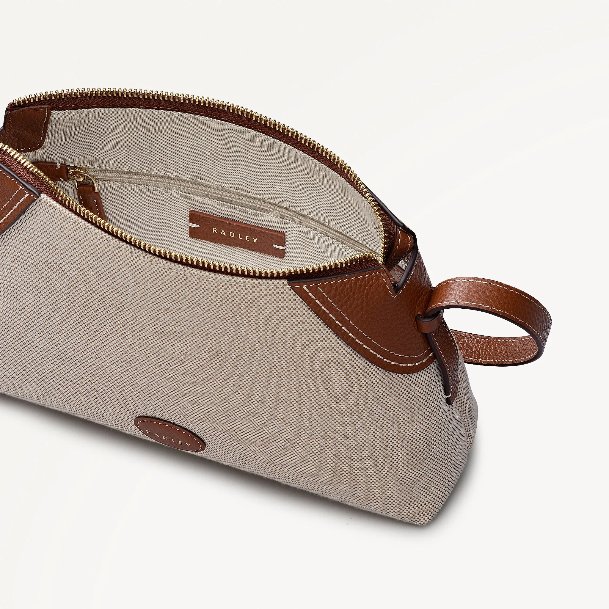 Crawford Mews - Canvas Small Ziptop Cross Body Natural - 113667 sold by Radley product image thumbnail 3