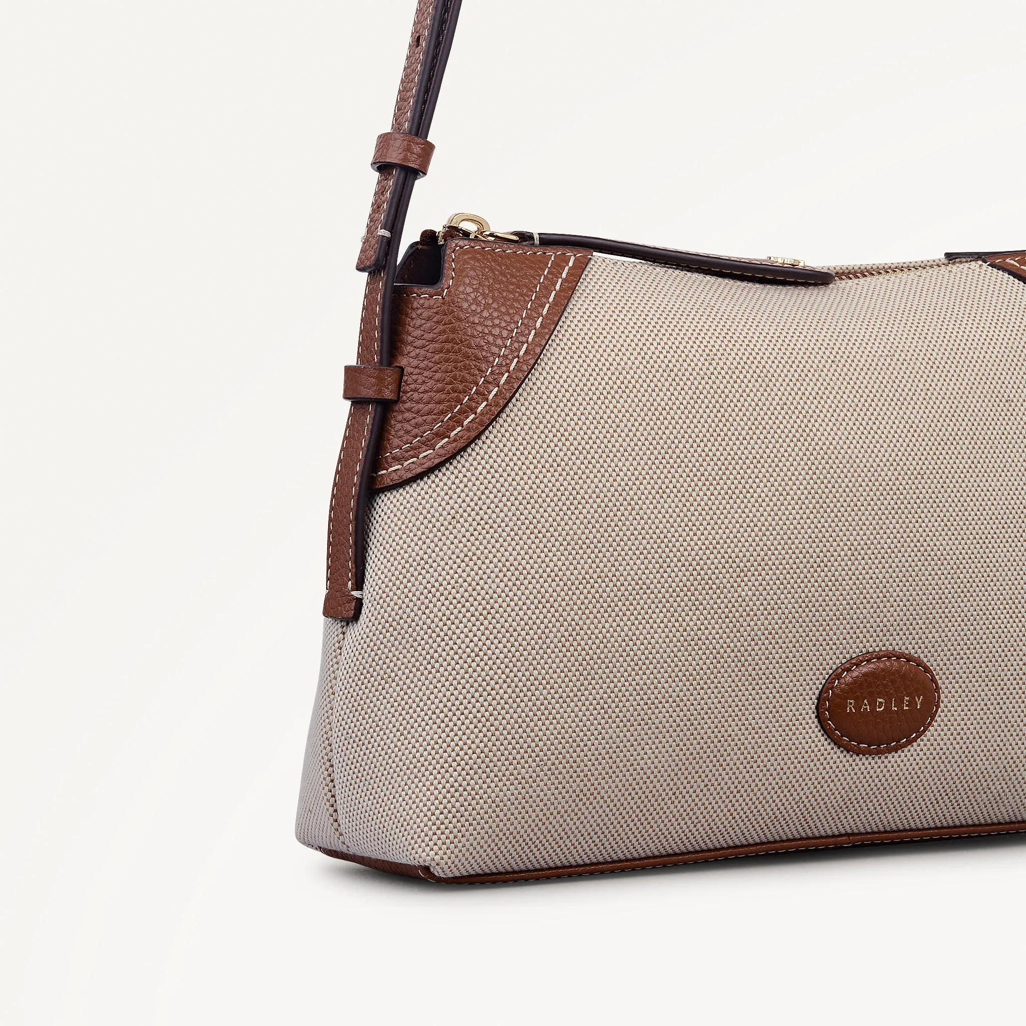 Crawford Mews - Canvas Small Ziptop Cross Body Natural - 113667 sold by Radley product image thumbnail 4