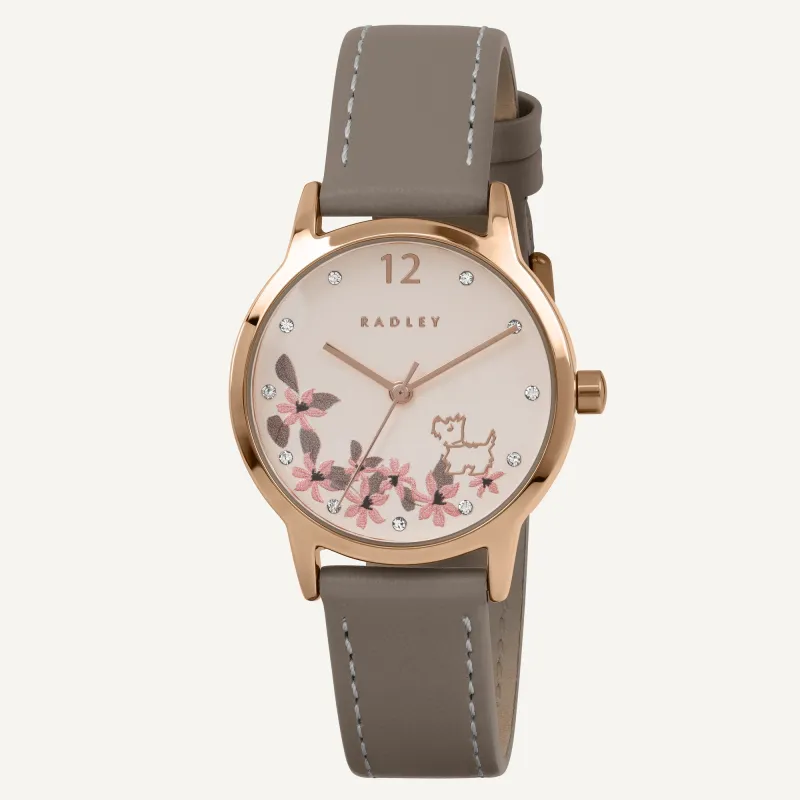 Spring Daze 31Mm Leather Strap Watch Coffee - RY22030A sold by Radley