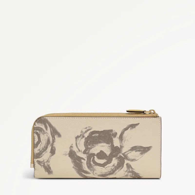 Chilworth Street - Floral Large Zip Around Purse Salt - 113538 made by Radley