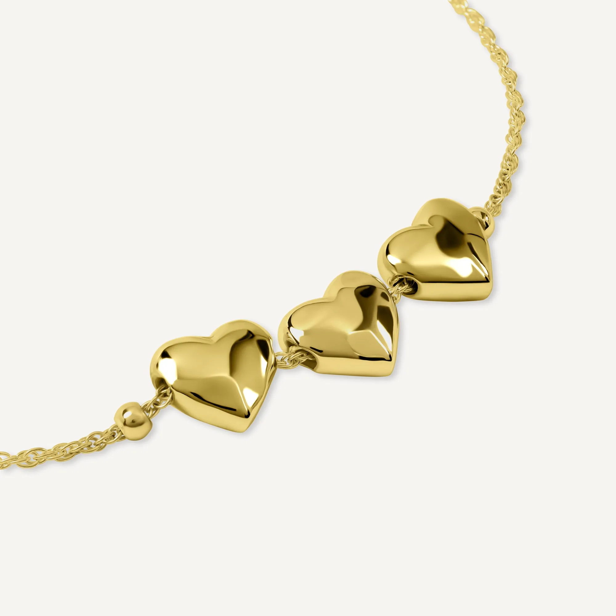 Love Lane Hammered Heart Charm Bracelet Gold - RYJ3670S sold by Radley product image thumbnail 3