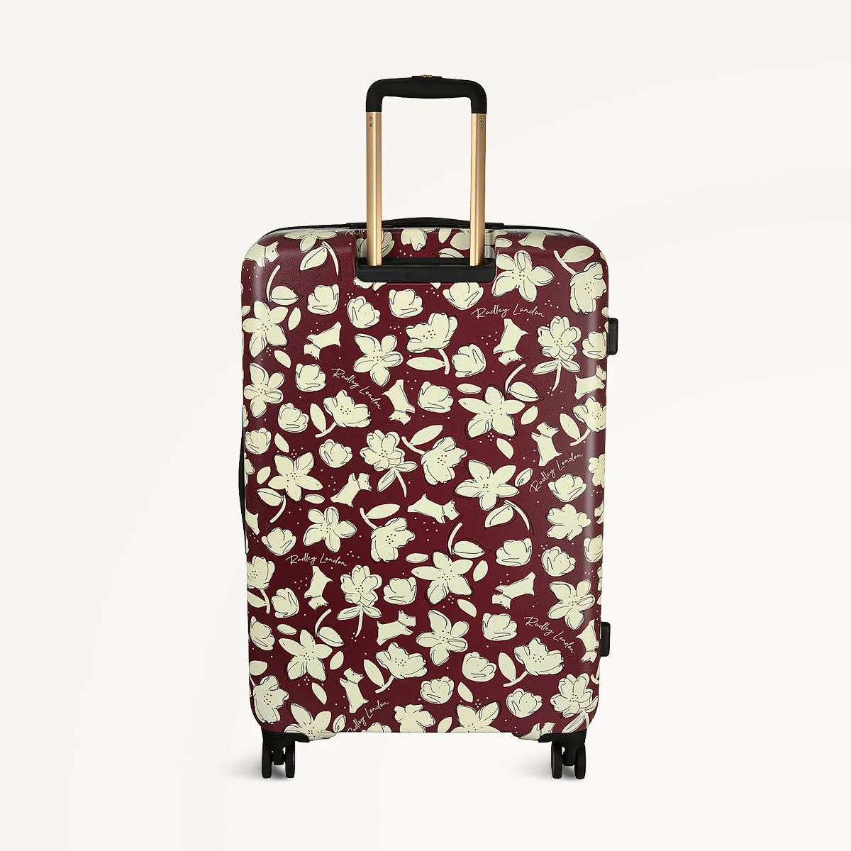 Thrift Floral 4 Wheel Large Suitcase Dark Cherry - 112887 sold by Radley product image thumbnail 2
