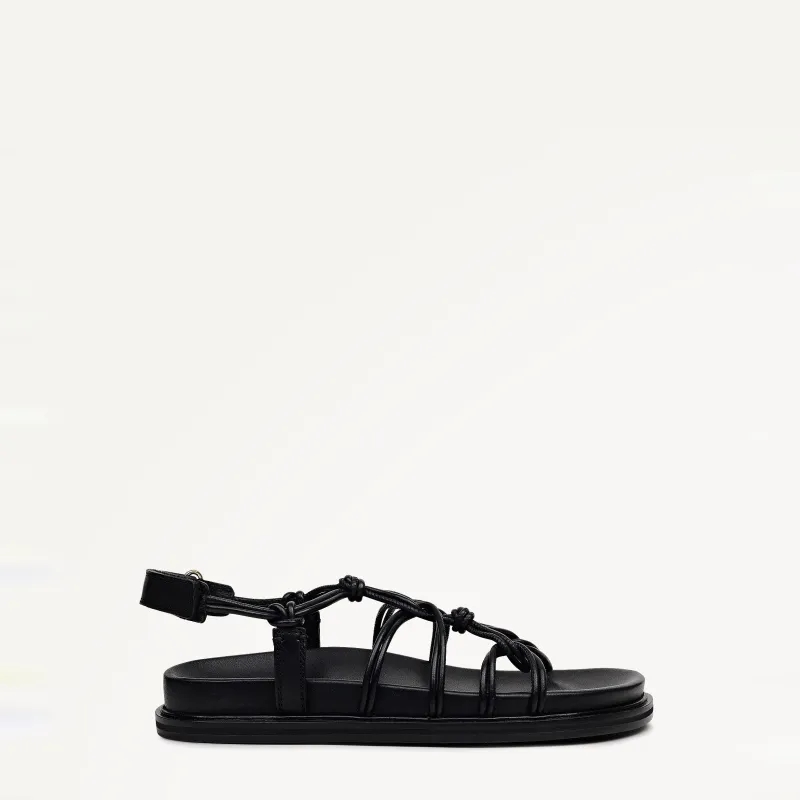 The Roxburgh - Sandal  Knotted Footbed Sandal Black - 113736 made by Radley