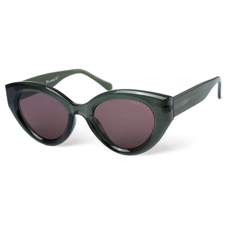 GARRICK BIO ACETATE CHUNKY CAT EYE SUN KHAKI made by Radley