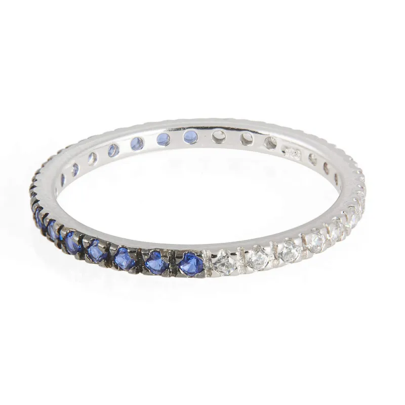 Duo Medium Band in Sapphire sold by Ragen Jewels