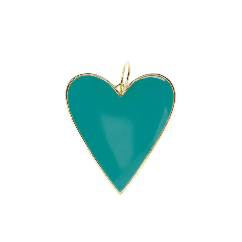 More To Love Charm in Teal made by Ragen Jewels
