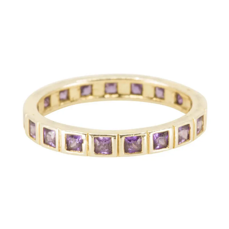Square Band in Amethyst sold by Ragen Jewels