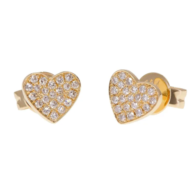 Your Heart's Desire Diamond Studs (14K Gold) sold by Ragen Jewels