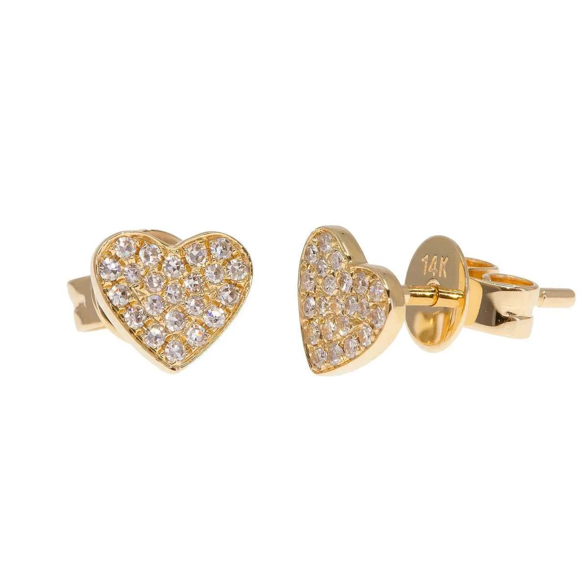 Your Heart's Desire Diamond Studs (14K Gold) sold by Ragen Jewels product image thumbnail 2