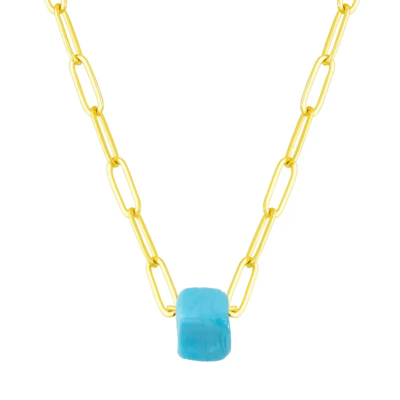 The Beauty Bead Necklace in Turquoise sold by Ragen Jewels