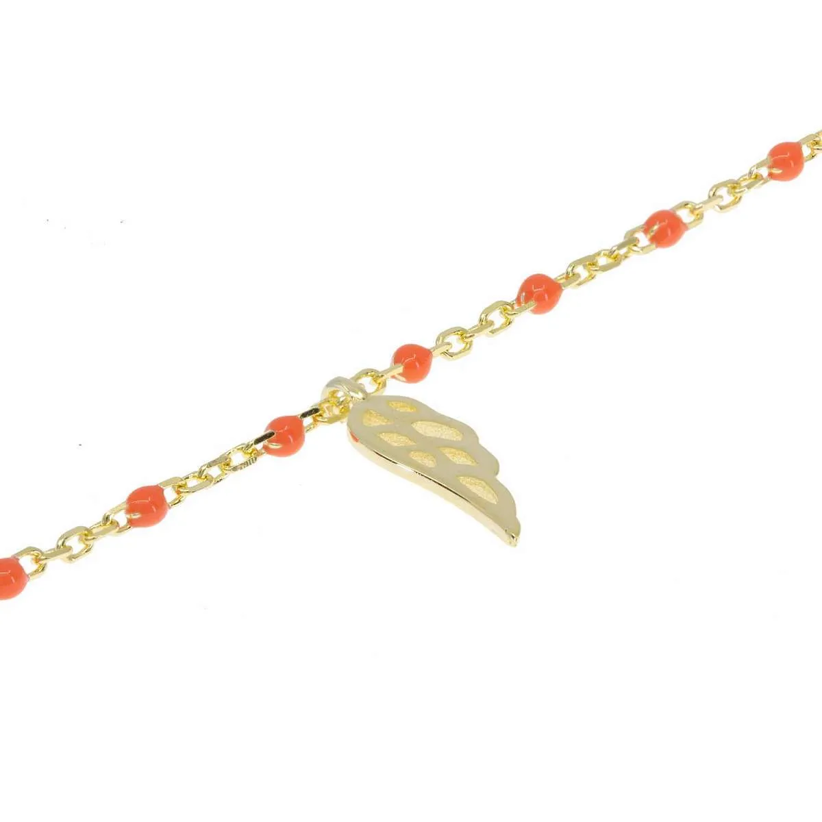 Mercury Rising Anklet in Coral sold by Ragen Jewels product image thumbnail 2