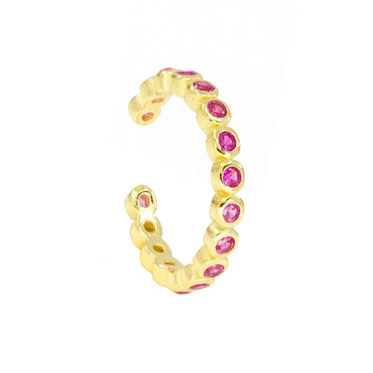 Halo Ear Cuff in Garnet sold by Ragen Jewels product image thumbnail 4
