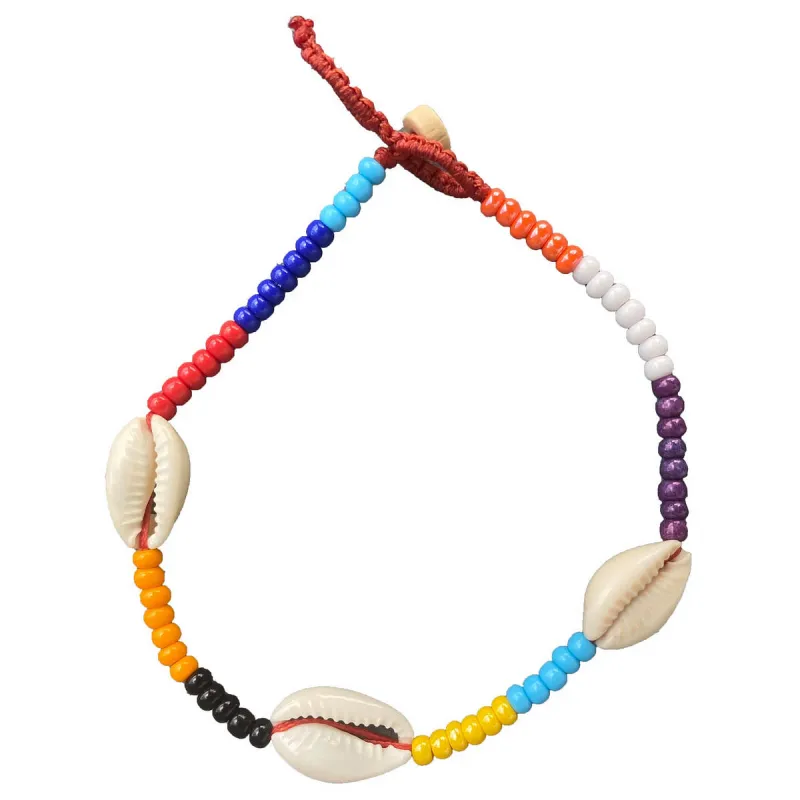 RAGEN x Oiya Rainbow Puka Anklet sold by Ragen Jewels