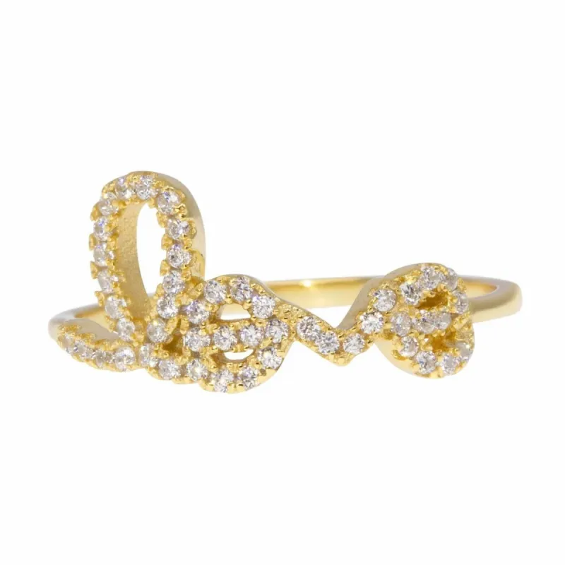 Love Letters Ring in Clear sold by Ragen Jewels