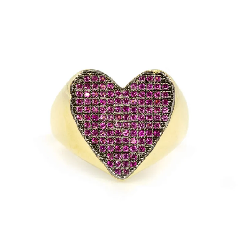 Garnet Love Ring sold by Ragen Jewels
