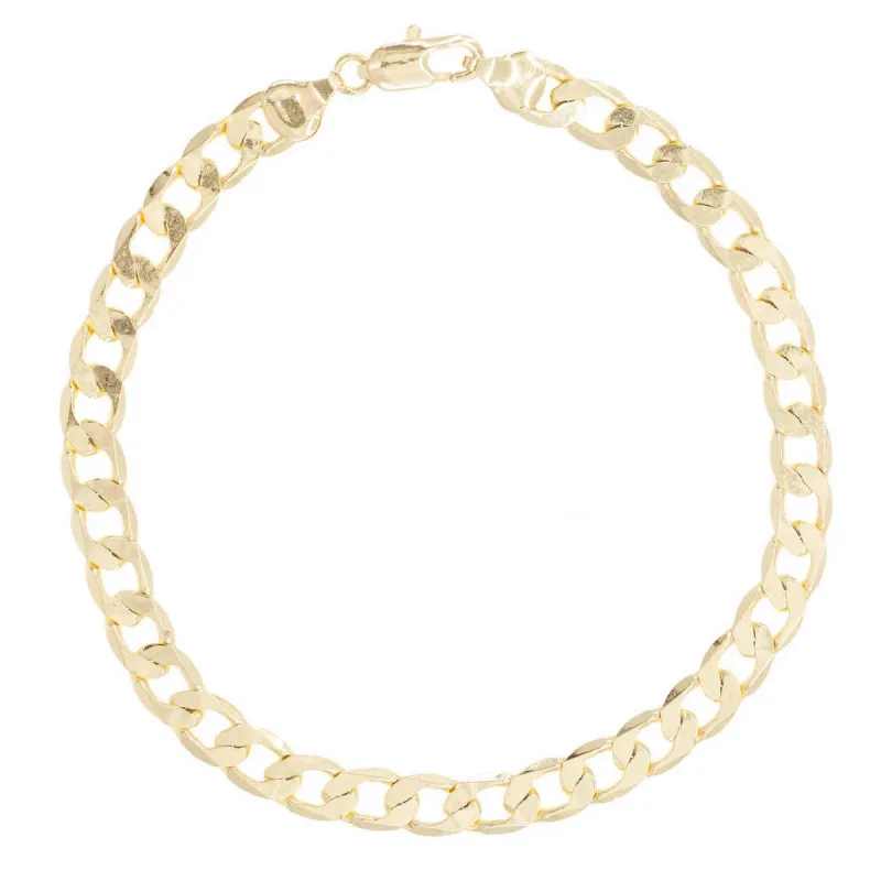 Gold Standard Chain Anklet sold by Ragen Jewels