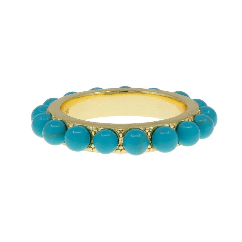 Turquoise Raindrops Ring made by Ragen Jewels