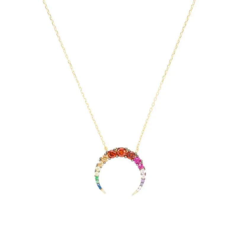 Rainbow Horn Necklace sold by Ragen Jewels
