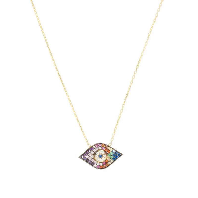 Spectrum Evil Eye Necklace sold by Ragen Jewels