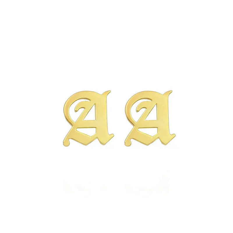 The Duchess Initial Earrings sold by Ragen Jewels