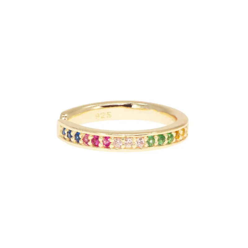 Mini Rainbow Ear Cuff sold by Ragen Jewels