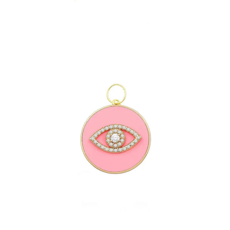 Power in Pink Evil Eye Charm sold by Ragen Jewels