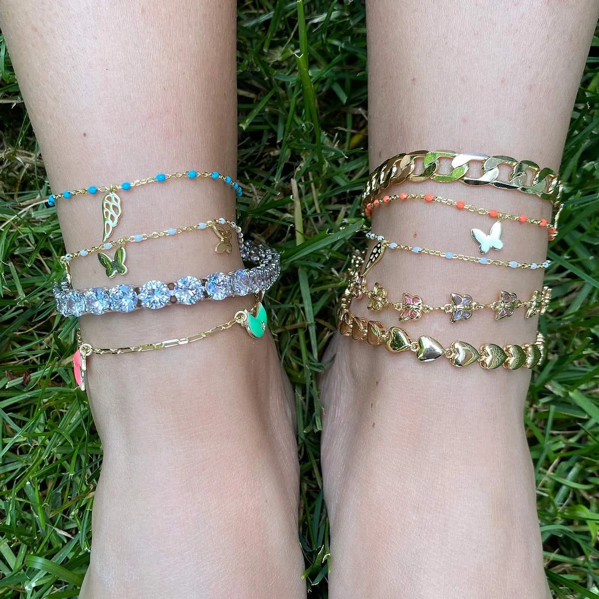 Little Flutters Anklet sold by Ragen Jewels product image thumbnail 2