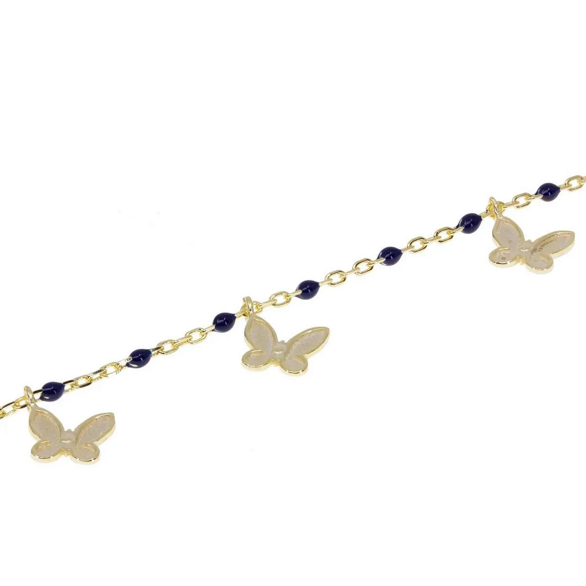 Mariposa Anklet in Midnight Navy sold by Ragen Jewels product image thumbnail 3