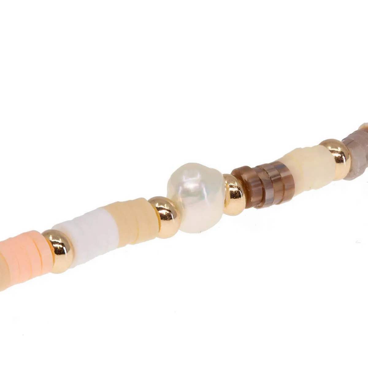 Pearl of the Ocean Anklet in Sand sold by Ragen Jewels product image thumbnail 3