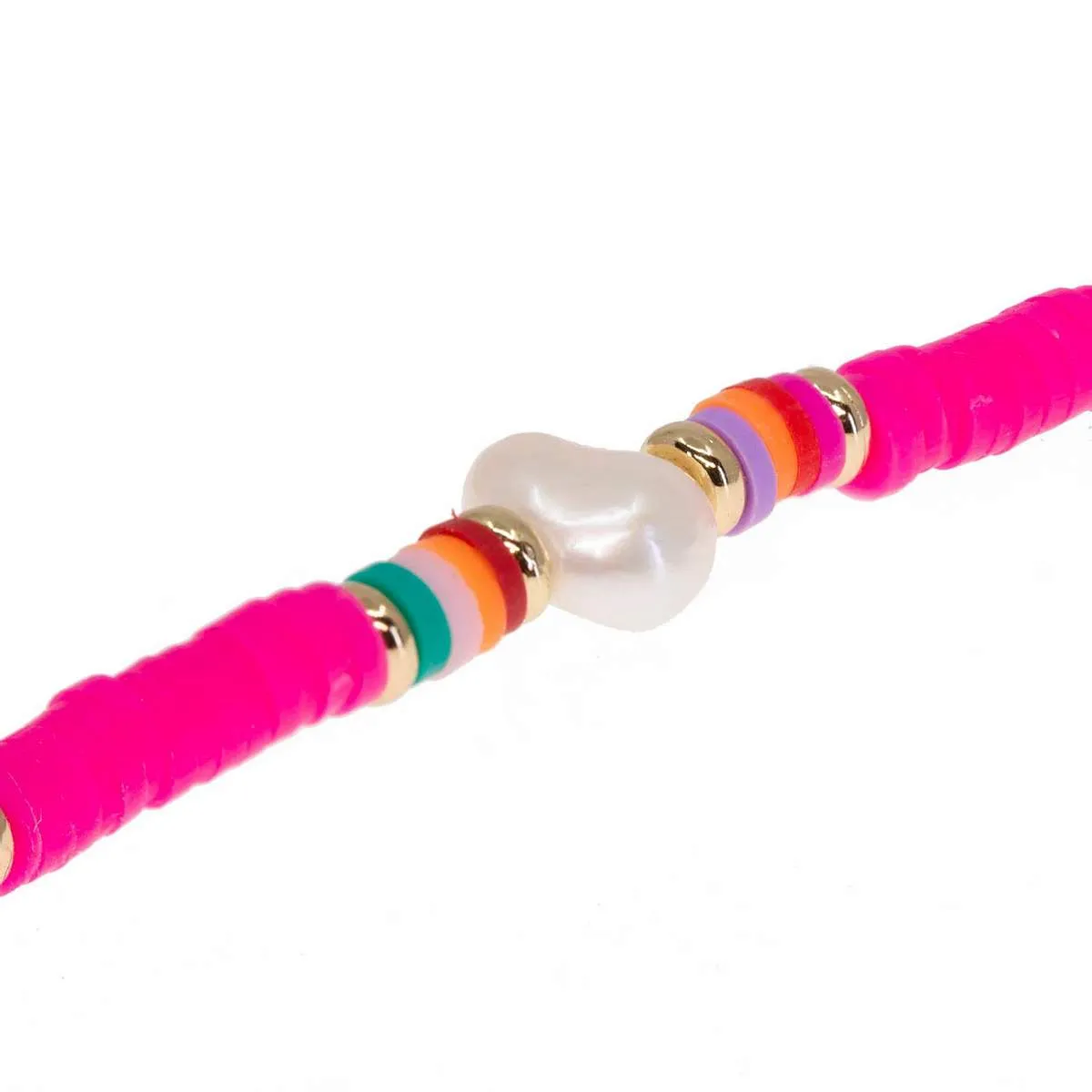 Pearl of the Ocean Anklet in Fuscia sold by Ragen Jewels product image thumbnail 3