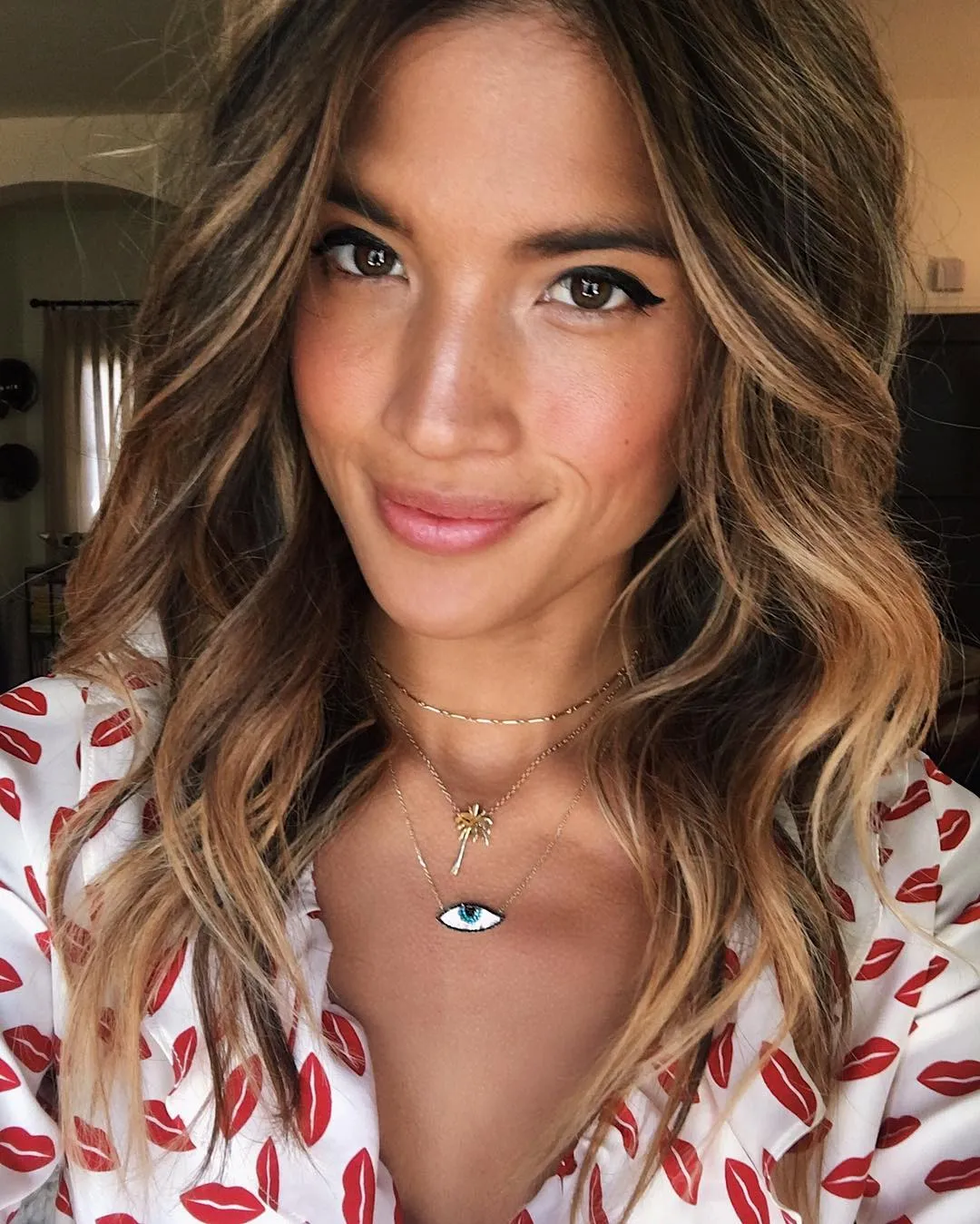 Evil Eye Pavé Necklace sold by Ragen Jewels product image thumbnail 2