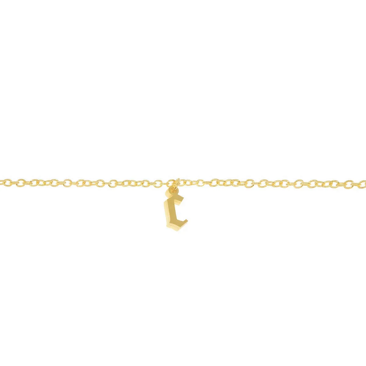 The MVP Initial Anklet sold by Ragen Jewels product image thumbnail 4