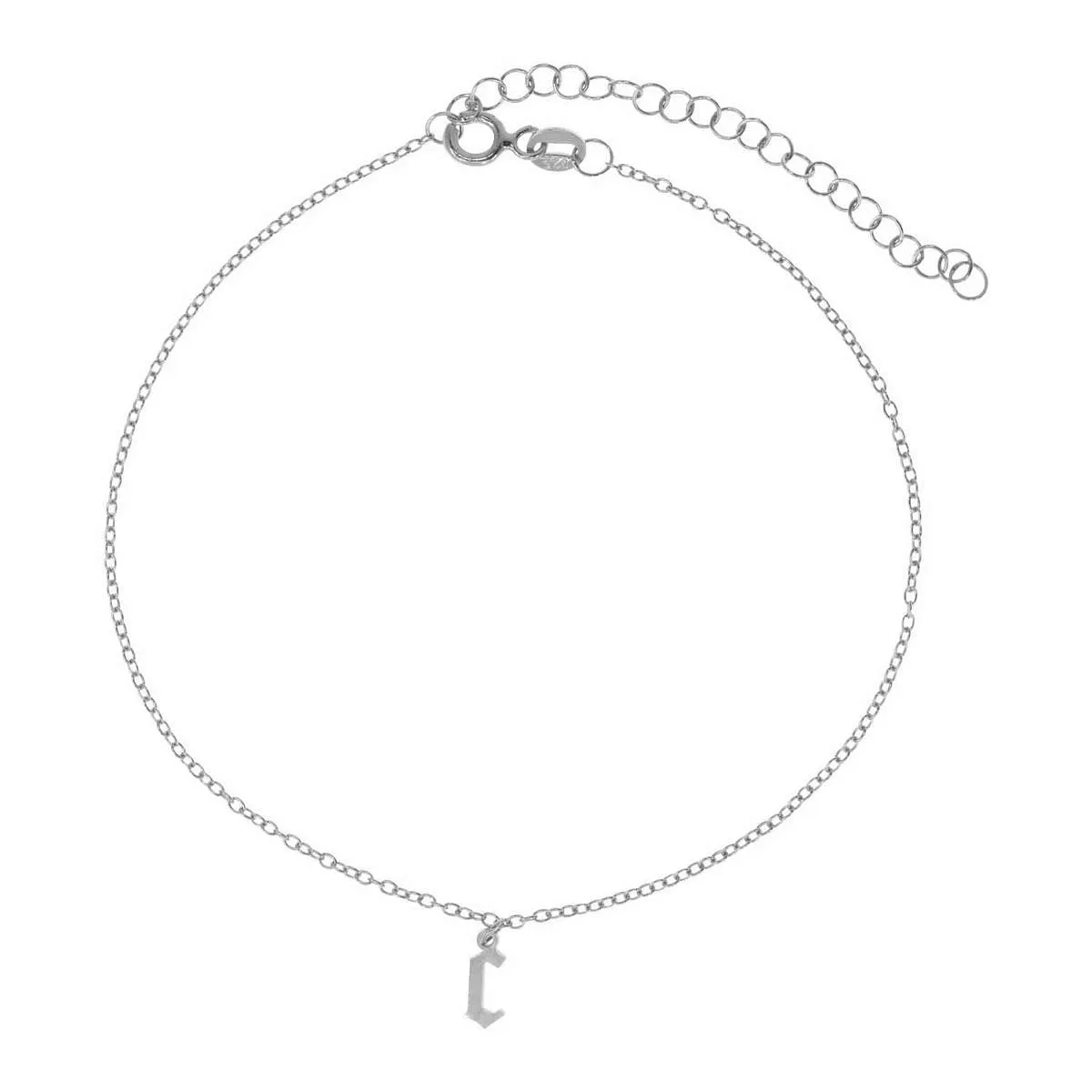 The MVP Initial Anklet sold by Ragen Jewels