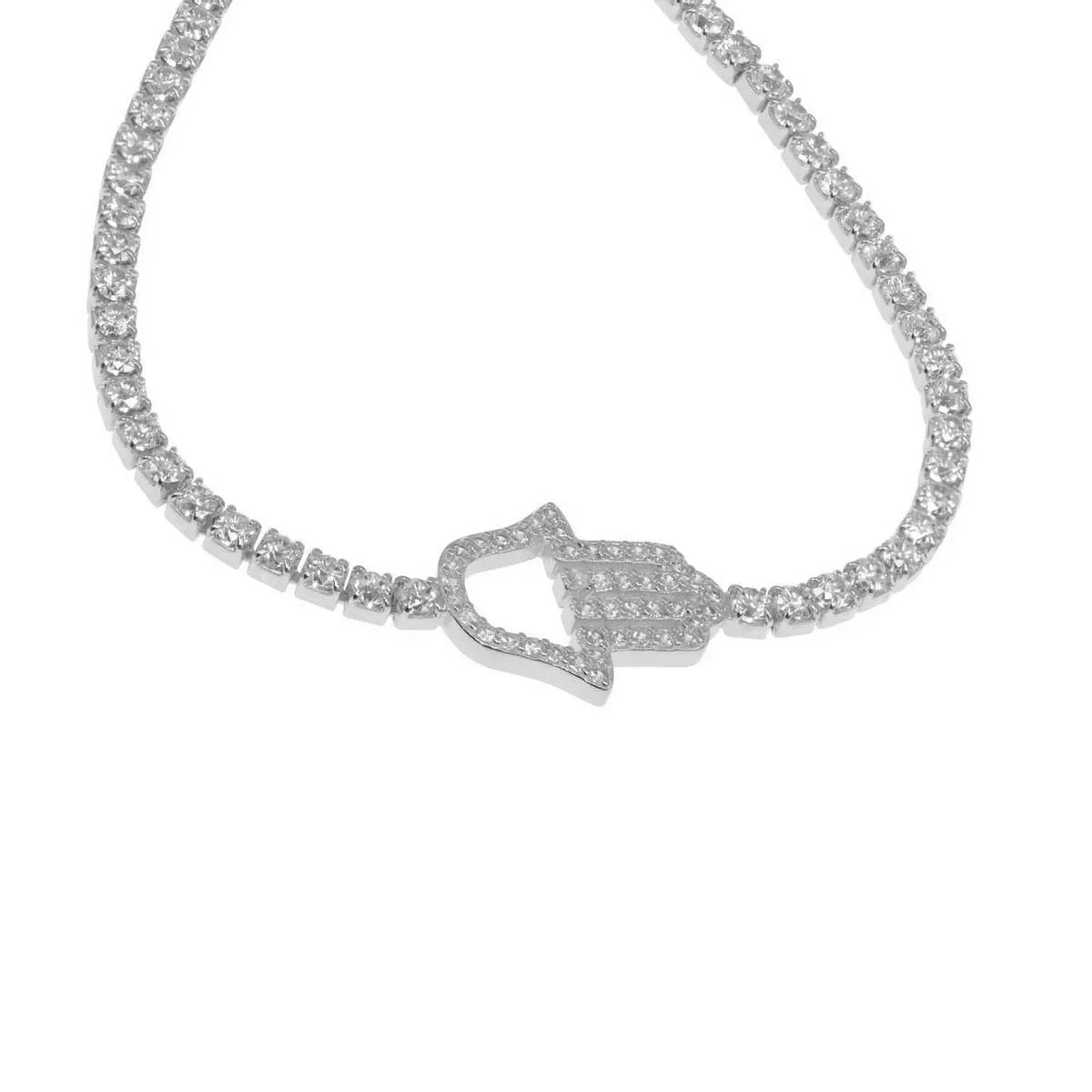 Starry Way Crystal Hamsa Bracelet sold by Ragen Jewels product image thumbnail 5