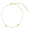 You're A Star Initial Anklet in Classic sold by Ragen Jewels