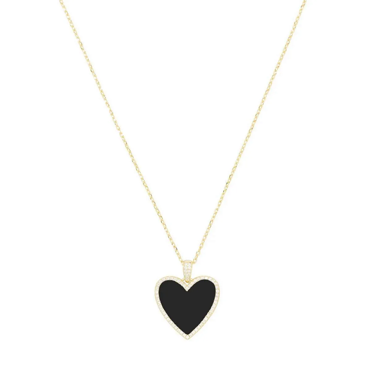 Cross My Heart Necklace in Black sold by Ragen Jewels product image thumbnail 3