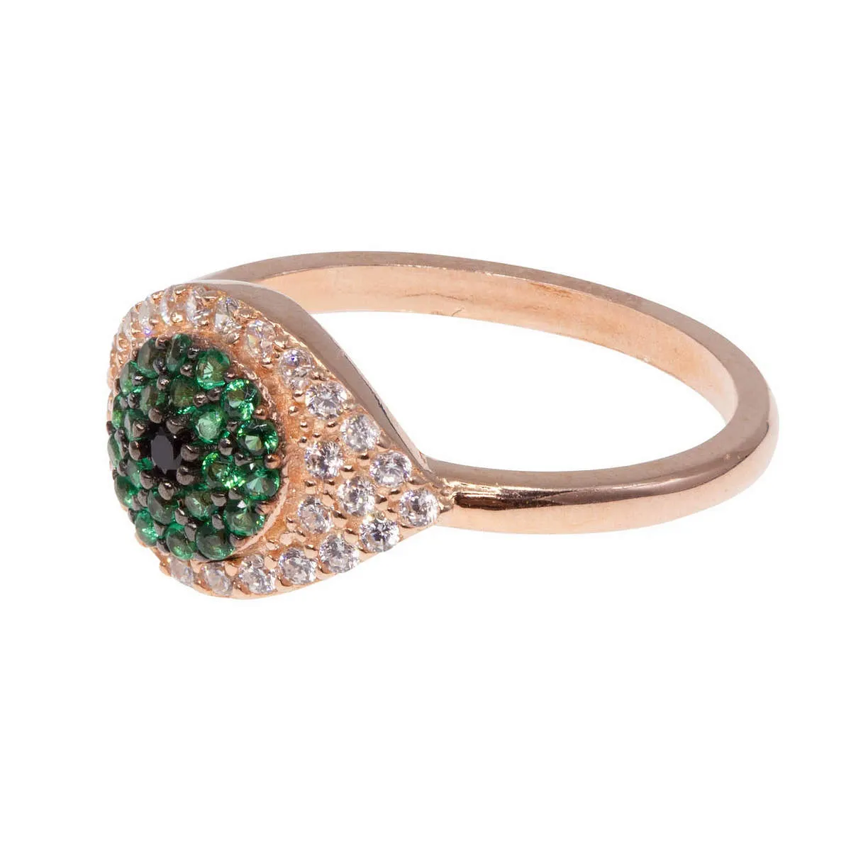 Seeing Green Evil Eye Ring sold by Ragen Jewels product image thumbnail 5