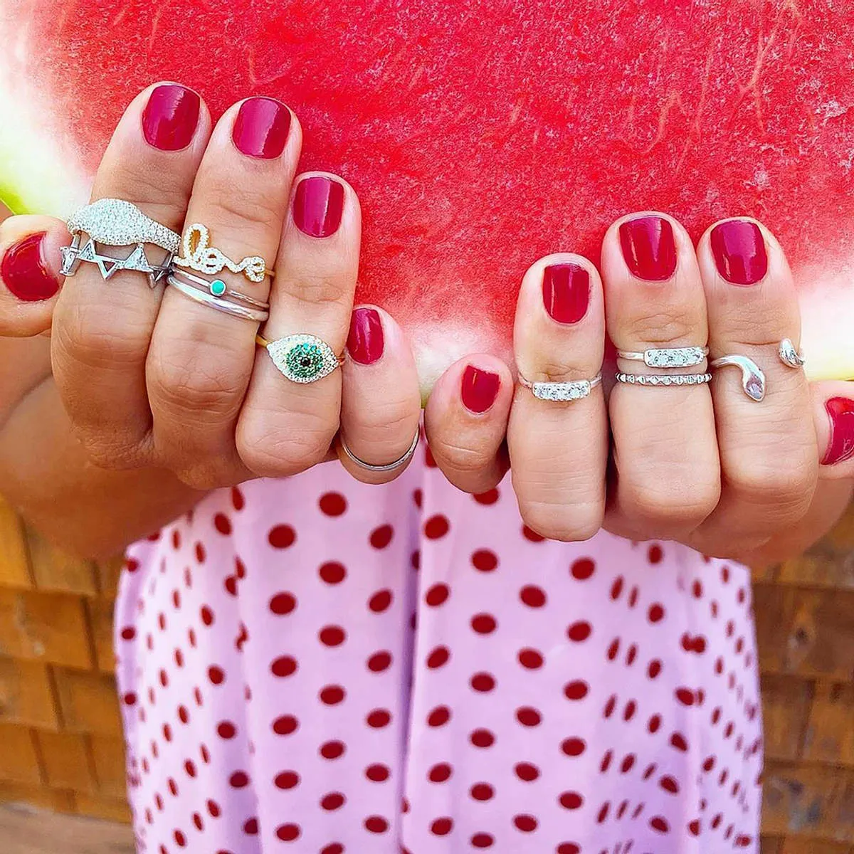 Seeing Green Evil Eye Ring sold by Ragen Jewels product image thumbnail 2