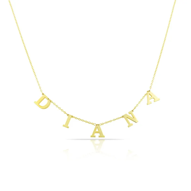 Queen Bee Personalized Name Necklace sold by Ragen Jewels
