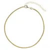 Little Gems Tennis Anklet in Canary sold by Ragen Jewels