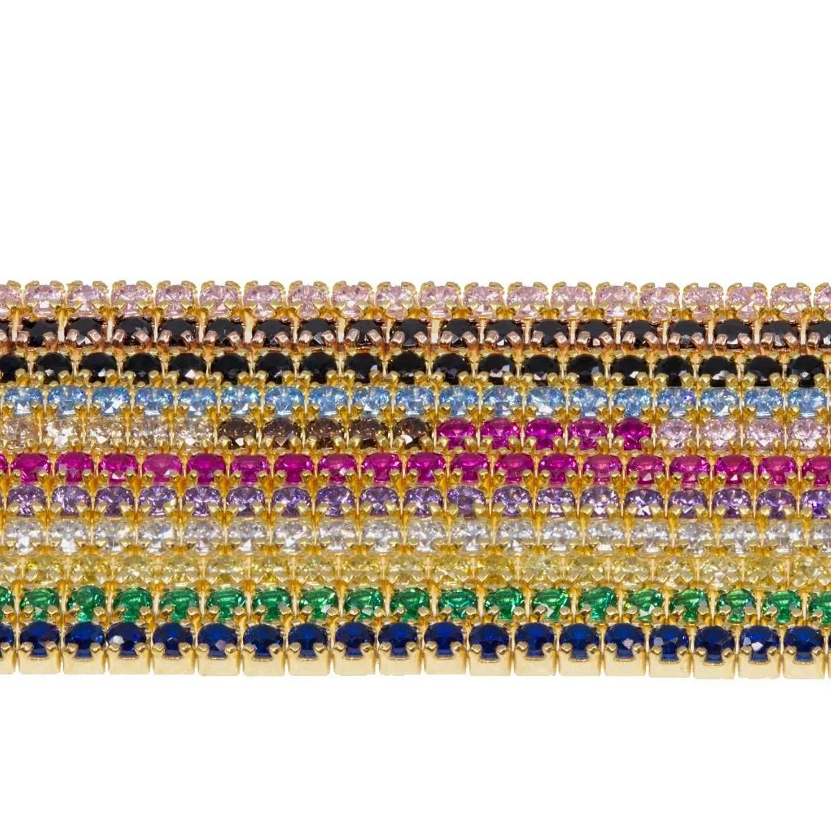 Little Gems Tennis Anklet in Onyx sold by Ragen Jewels product image thumbnail 3