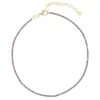 Little Gems Tennis Anklet in Amethyst sold by Ragen Jewels