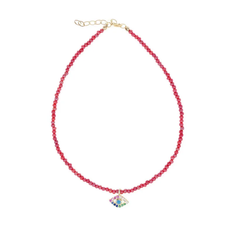 Vivid Visions Evil Eye Anklet sold by Ragen Jewels