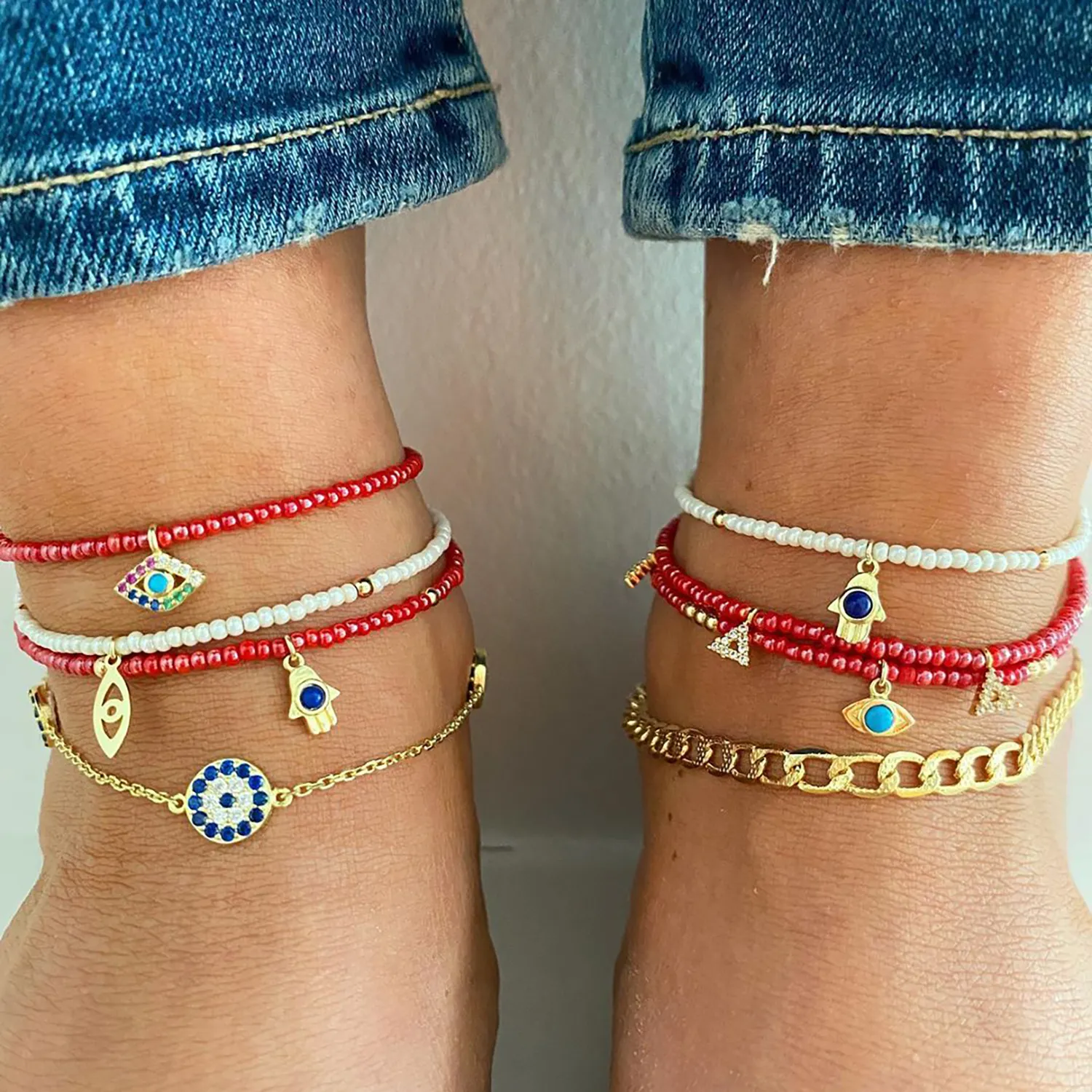 Eye to the Sky Anklet sold by Ragen Jewels product image thumbnail 2